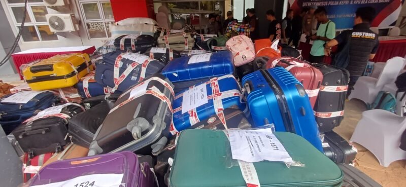 Baplres dari Singapura melalui Pelabuhan Internasional Batamcentre, yang digagalkan oleh tim gabungan Polda Kepri dan Bea Cukai Batam di tanggal 7-8 Desember kemarin. 