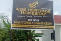 ADS Heritage Homestay di kawasan perkampungan Tawakal dan hanya berjarak sekitar 15 menit dari Pelabuhan Ferry Stulang Laut. 