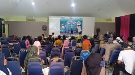 Pegadaian Area Batam menggelar khitanan massal gratis bertajuk “Langkah Emas Anak Soleh” di Asrama Haji Batam, Minggu (28/12/2025).