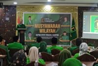 Muswil Partai Persatuan Pembangunan (PPP) Provinsi Kepri, yang digelar di Golden View, Bengkong, Minggu (28/12).