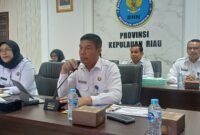 Rilis akhir tahun 2025 Kinerja BNNP Kepri, di Kantornya, Nongsa, Senin (29/12).