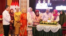 Peringatan Hari Ibu ke-97 Tahun 2025 tingkat Provinsi Kepulauan Riau di Aula Wan Seri Beni, Dompak, Tanjungpinang, Rabu (17/12/2025).Foto: Diskominfo Kepri