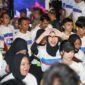 Antusias peserta BTN MoonRun 2025 yang cukup tinggi yang digelar di Tanjung Pinang, Sabtu (27/12/2025).Foto: Humas Diskominfo Kepri