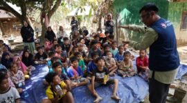 TelkomProperty Salurkan Bantuan Kemanusiaan Bagi Korban Bencana di Sumatra, baru-baru ini. Foto: Istimewa