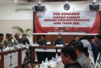 Rapat Evaluasi Tanggap darurat Bencana Hidrometeorologi Aceh Tahun 2025 yang dipimpinMenteri Koordinator Bidang Pembangunan Manusia dan Kebudayaan Pratikno. Foto: Infopublik
