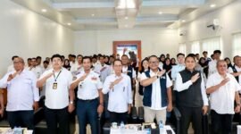 Pelatihan Tanggung Jawab Sosial dan Lingkungan (TJSL) yang digelar InJourney Aviation Services (IAS) di Aula Kantor Dinas Perhubungan (Dishub) Kota Batam, Senin (8/12/2025). Foto: Diskominfo Batam