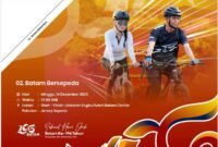 Wali Kota Batam, Amsakar Achmad, dan Wakil Wali Kota Batam, Li Claudia Chandra, menambah hadiah utama bagi peserta yakni dua unit motor. Foto: Diskominfo Batam