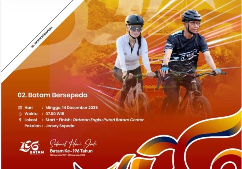 Wali Kota Batam, Amsakar Achmad, dan Wakil Wali Kota Batam, Li Claudia Chandra, menambah hadiah utama bagi peserta yakni dua unit motor. Foto: Diskominfo Batam