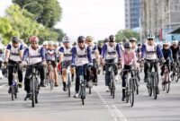 Kegiatan Batam Bersepeda yang digelar sebagai bagian dari rangkaian peringatan Hari Jadi Batam (HJB) ke-196, Kota Batam, Minggu (14/12/2025). Foto: Diskominfo Batam