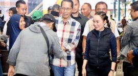 Wali Kota Batam Amsakar Achmad dan Wakil Walikota Batam Li Claudia Chandra. Foto: Humas Diskominfo Batam
