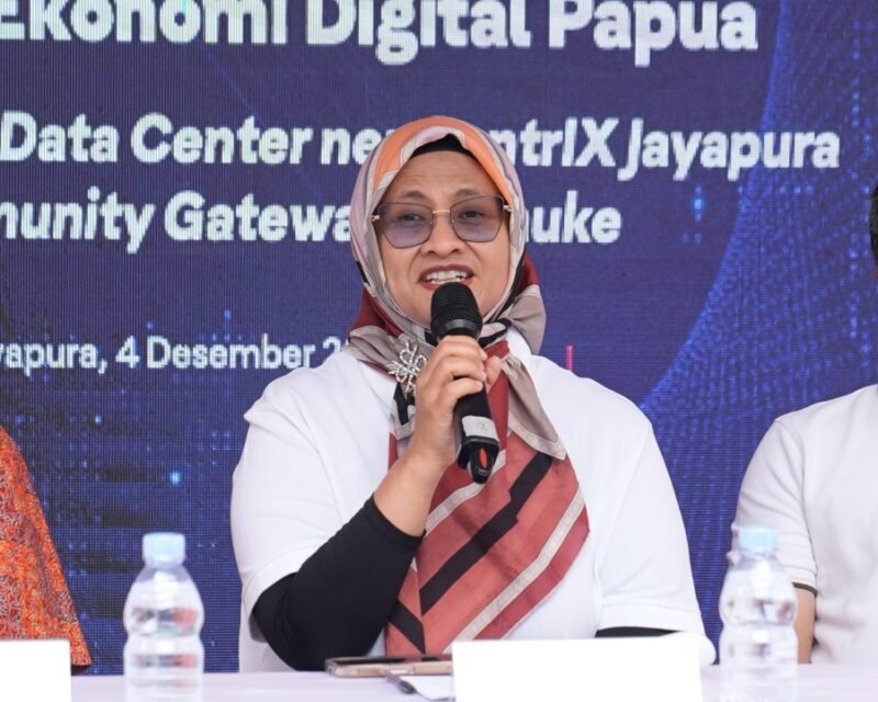 Telkom meresmikan beroperasinya fasilitas edge data center neuCentrIX Telkom ke-28
 yang berlokasi di Jayapura, Papua pada
 Kamis (4/12/2025).(TELKOM)