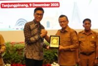 High Level Meeting Tim Percepatan Akses Keuangan Daerah (TPAKD) Provinsi Kepri di Gedung Wan Seri Beni Kantor Gubernur Kepri, Selasa (9/12/2025) kemarin. Foto: OJK Kepri