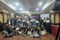 Sebanyak 19 peserta Uji Kompetensi Jurnalis (UKJ) yang digelar Aliansi Jurnalis Independen (AJI) Batam dinyatakan lulus, Minggu (21/12/2025). Foto: Istimewa