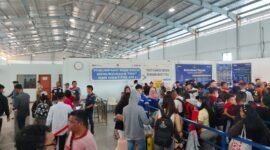 PT PELNI Cabang Batam mengangkut penumpang selama arus mudik Nataru 2025/2026 di Pelabuhan Bintang 99 Persada, Batam, Kamis (25/12/2025) waktu lalu. Foto: Istimewa