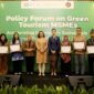 Kementerian Pariwisata bersama Organisasi Perburuhan Internasional (ILO) menyelenggarakan “Policy Forum on Green Tourism MSMEs” di Hotel Le Meridien, Jakarta pada Jumat (5/12/2025). (Istimewa)
