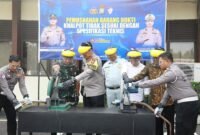 Rilis Akhir Tahun Polresta Barelang, di Mapolresta Barelang, Selasa (30/12/2025). Foto: Humas Diskominfo Batam