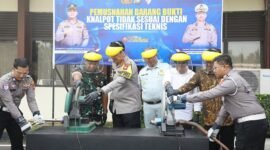 Rilis Akhir Tahun Polresta Barelang, di Mapolresta Barelang, Selasa (30/12/2025). Foto: Humas Diskominfo Batam
