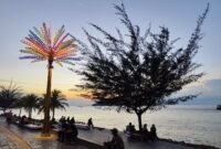 Area publik berupa podium sunset, joging track, serta pedestrian di kawasan Gurindam 12, Tepi Laut Tanjungpinang. Foto: Diskominfo Kepri