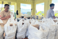 Dapur Umum Institut Pemerintahan Dalam Negeri (IPDN) di Aceh Tamiang. Foto: Kemendagri RI