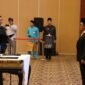 Gubernur Kepri Ansar Ahmad mengukuhkan Toto Haryanto Silitonga sebagai Kepala Badan Pusat Statistik (BPS) Provinsi Kepri, Jumat (30/1/2026), di Aula Wan Seri Beni, Dompak. Foto: Humas Diskominfo Kepri