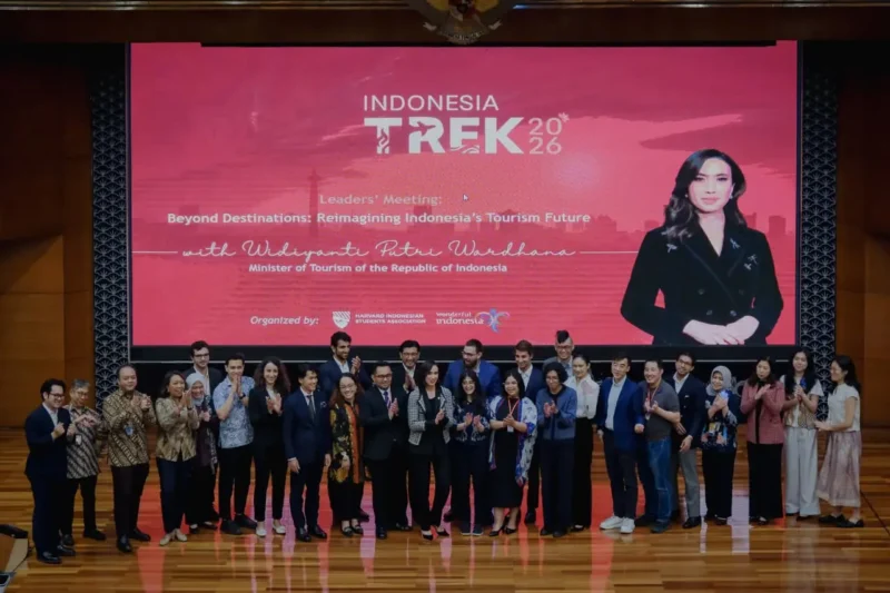 Forum bertajuk “Leaders’ Meeting: Beyond Destinations – Reimagining Indonesia’s Tourism Future”, di Balairung Soesilo Soedarman, Gedung Sapta Pesona, Jakarta, Selasa (20/1/2026), Foto: Istimewa