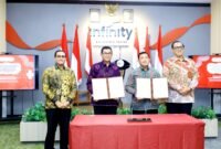 Penandatanganan Berita Acara Pengakhiran Nota Kesepahaman di Ruang Pusat Inovasi OJK (OJK Infinity), Jakarta, Selasa (20/1/20260). foto: Istimewa