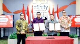 Penandatanganan Berita Acara Pengakhiran Nota Kesepahaman di Ruang Pusat Inovasi OJK (OJK Infinity), Jakarta, Selasa (20/1/20260). foto: Istimewa