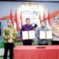 Penandatanganan Berita Acara Pengakhiran Nota Kesepahaman di Ruang Pusat Inovasi OJK (OJK Infinity), Jakarta, Selasa (20/1/20260). foto: Istimewa