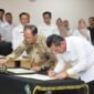 Pemprov Kepri menandatangani Nota Kesepakatan dan Rencana Kerja Sama bersama Badan Pengembangan dan Pembinaan Bahasa (Badan Bahasa), Rabu (28/1/2026). Foto: Humas Diskominfo Kepri
