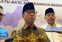 Menteri Desa dan Pembangunan Daerah Tertinggal (Mendes PDT) Yandri Susanto, saat menghadiri Rapat Kerja Nasional (Rakernas) XVII APKASI di Aston Hotel Batam, Selasa (20/1/2026). Foto: Istimewa