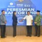 Gubernur Kepulauan Riau, Ansar Ahmad turut mendampingi Mendagri Tito Karnavian pada peresmian Kantor Pusat Promosi Investasi Daerah (PPID) di kawasan Pelita, Kota Batam, Selasa (20/1/2026). Foto: Biro Adpim Kepri