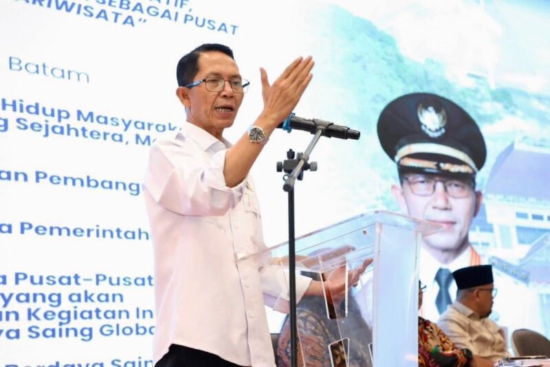 Wali Kota Batam/ Kepala BP Batam Amsakar Achmad, saat Musrenbang di Batu Ampar, Kamis (29/1/2026). Foto: Humas Diskominfo Batam