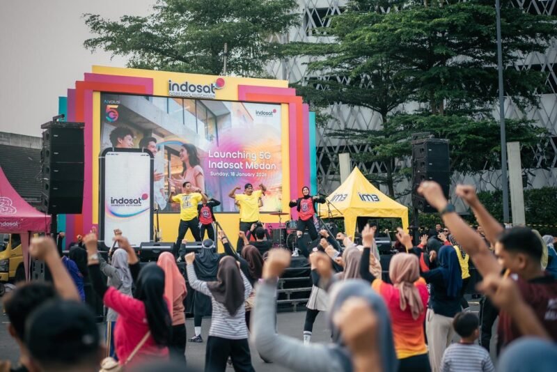 Indosat Ooredoo Hutchison (IOH) resmi meluncurkan jaringan 5G di Medan. Foto: Istimewa