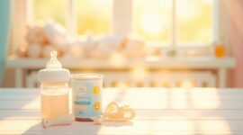 Ilustrasi susu formula. Foto: Hasil rekayasa Supa AI

