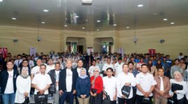 Telkomsel menggelar Internet BAIK Festival (IBFEST) Series 10 bertema Level Up The Future with AI di SMK Negeri 1 Cimahi, Selasa (21/1/2026). Foto: Istimewa