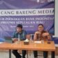 Kepala Perwakilan Bank Indonesia Provinsi Kepulauan Riau, Rony Widijarto, P, saat Bincang Bareng Media rilis akhir tahun 2025, di Batam, Selasa (30/12/2025).