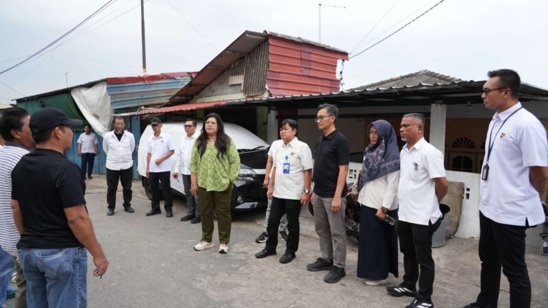 BP Batam peninjauan distribusi air bersih di wilayah Bengkong Harapan II, Selasa (13/1/2026) sore. Foto: Humas Diskominfo Batam