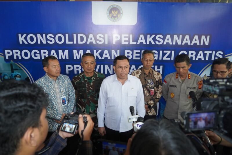 Penguatan tata kelola Program Makan Bergizi Gratis (MBG) di Provinsi Aceh menjadi fokus utama rapat konsolidasi lintas sektor yang digelar Badan Gizi Nasional Republik Indonesia bersama pemangku kepentingan daerah. Foto: Istimewa/InfoPublik