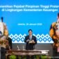 Menteri Keuangan Purbaya Yudhi Sadewa melantik 27 Pejabat Pimpinan Tinggi Pratama (Eselon II) di lingkungan Kementerian Keuangan di Jakarta, Rabu (28/1). Foto: Kemenkeu RI