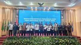 Pemerintah Provinsi (Pemprov) Banten bersama panitia Hari Pers Nasional (HPN) 2026 menggelar rapat koordinasi di Gedung Pendopo Gubernur KP3B, Kamis (8/1/2026). Foto: Istimewa