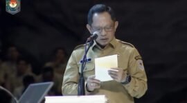 Menteri Dalam Negeri Tito Karnavian, dalam Rakornas Pemerintah Pusat dan Daerah 2026, digelar, Senin (2/2/2026) di Sentul, Kabupaten Bogor. Foto: YouTube Kemendagri