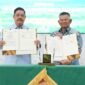 Badan Bank Tanah dan Kejati Kepri menandatangani Nota Kesepahaman (MoU) untuk menangani persoalan hukum perdata dan tata usaha negara di bidang pertanahan. Foto: Istimewa
