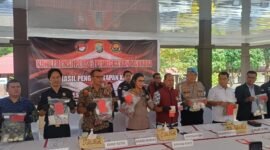 Kabid Humas Polda Kepri Kombes Pol Nona Pricillia, di Mapolda Kepri, Nongsa, Kota Batam, Kamis (12/2/2026).