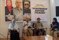Diskusi bertajuk Menakar Wacana Perubahan Sistem Pilkada di Batam, Selasa (24/2/2026). Foto: Istimewa