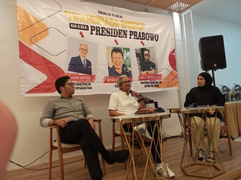 Diskusi publik bertema “Swasembada Energi di Era Presiden Prabowo” di Batam, Selasa (24/2/2026). Foto: Istimewa