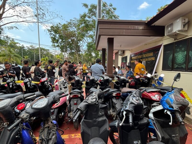 Barang bukti yang diamankan Tim Jatanras Polda Kepri, waktu lalu. Foto: Istimewa