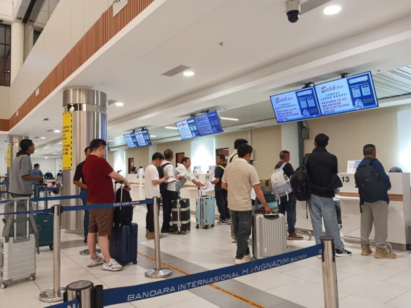 Suasana Bandara Internasional Hang Nadim Batam di Batam, waktu lalu. Foto: Istimewa