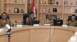 Rapat Koordinasi Pelaksanaan KURMA 2026 di Ruang Rapat Sekda Lantai III, Kantor Gubernur Kepri, Dompak, Senin (2/2/2026). Foto: Diskominfo Kepri