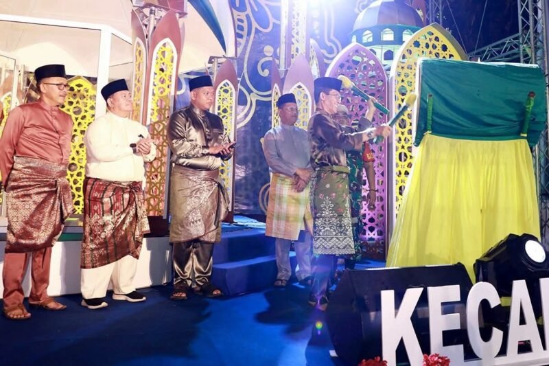 Musabaqah Tilawatil Qur’an dan Hadits (MTQH) XXXIV Tingkat Kecamatan Batuampar 2026 di halaman Masjid Miftahul Jannah, Kamis (5/2/2026) malam. Foto: Humas Diskominfo Batam