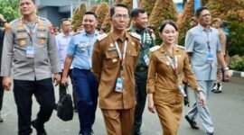 Wali Kota Batam Amsakar Achmad bersama Wakil Wali Kota Batam Li Claudia Chandra dan jajaran Forkopimda Batam menghadiri Rakornas 2026 di Sentul International Convention Center (SICC), Kabupaten Bogor, Jawa Barat, Senin (2/2/2026). Foto: Humas Diskominfo Batam